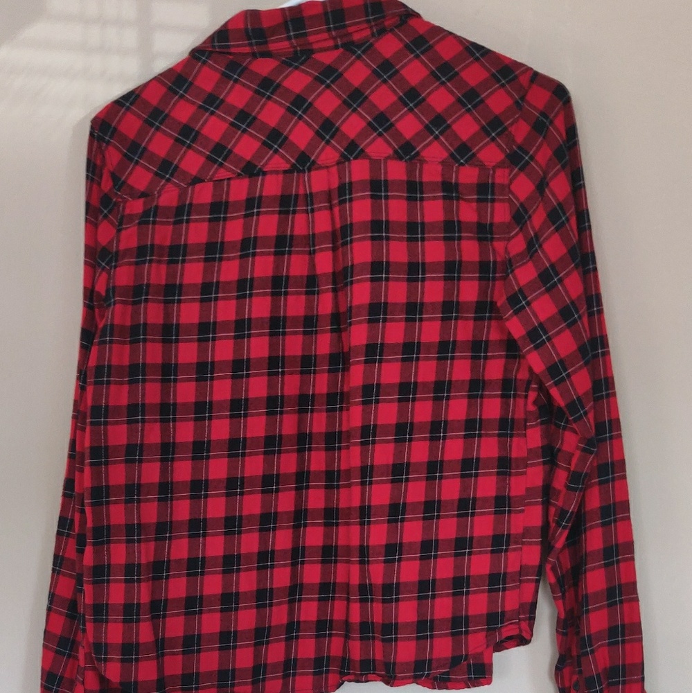 Plaid long sleeve shirt